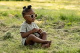Kinder baby peuter zonnebril Baby Dutch beige
