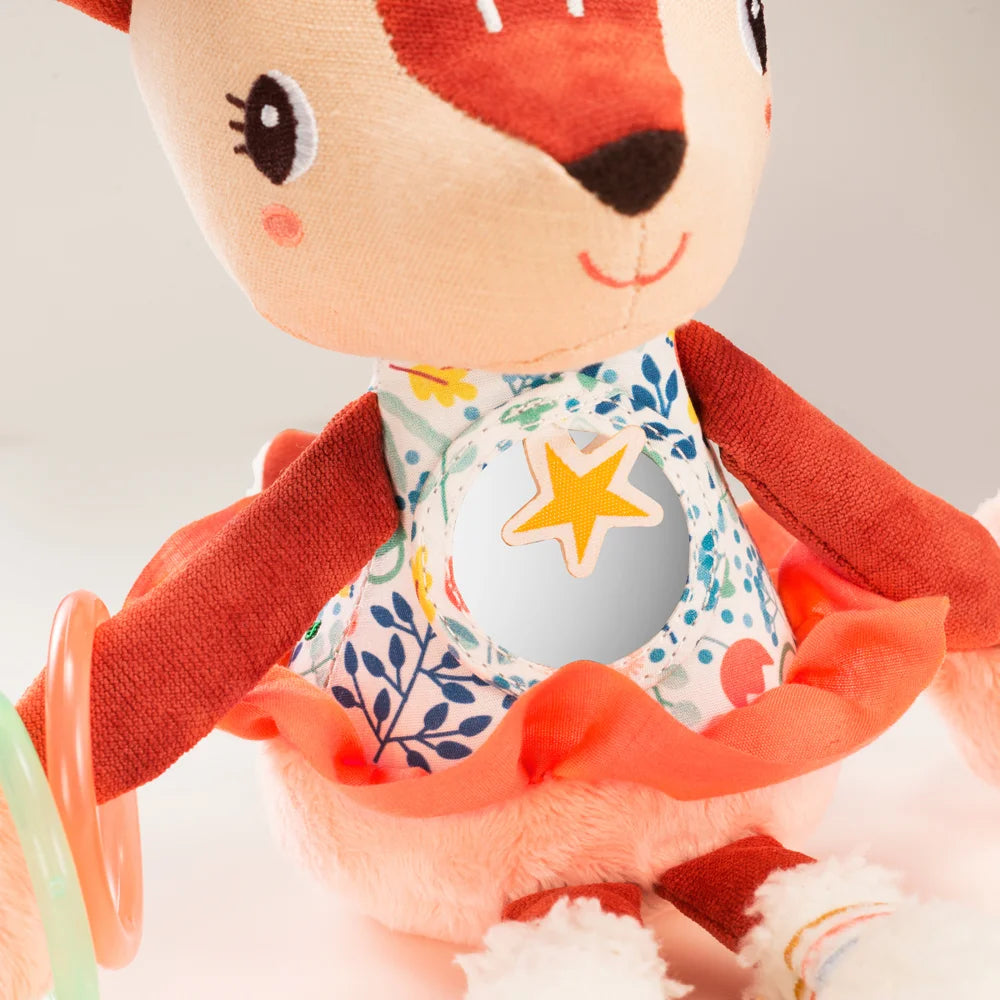 Activiteitenknuffel - activiteiten speelgoed voor baby’s van het merk Lilliputiens.