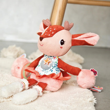 Activiteitenknuffel - activiteiten speelgoed voor baby’s van het merk Lilliputiens.