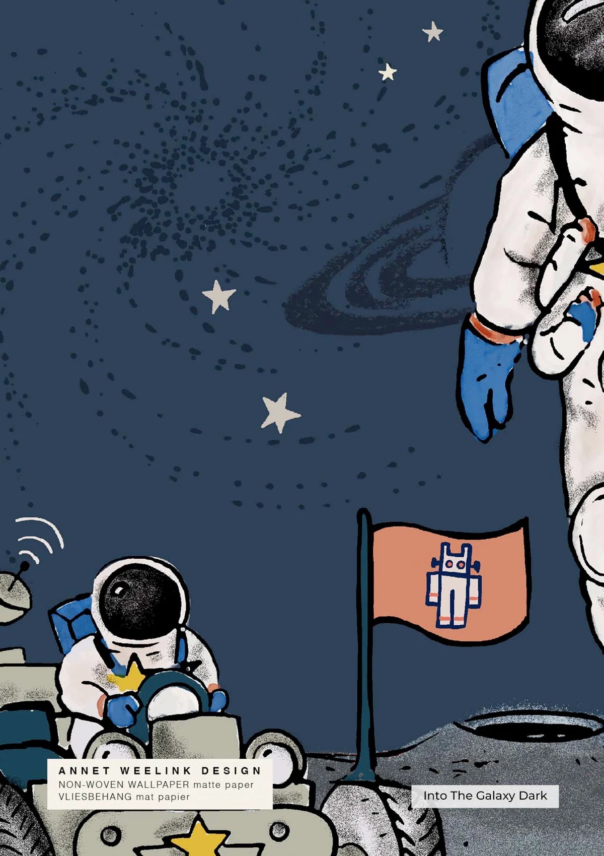 Astronaut Behang - Into the Galaxy