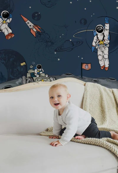 Astronaut Behang - Into the Galaxy