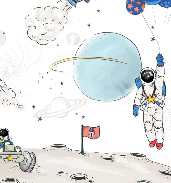 Astronaut Behang - Into the Galaxy