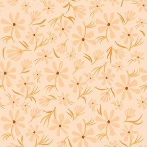 Boho kinderkamer behang babykamer behang met blaadjes en bloemen