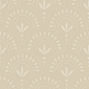 Boho kinderkamer behang babykamer behang met blaadjes