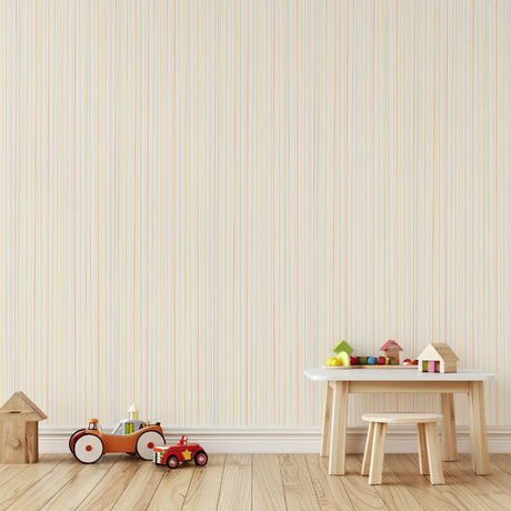 Strepen behang Linje - Ginger Roots