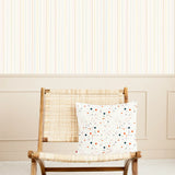 Strepen behang Linje - Ginger Roots