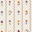 behang met bloemen meisjeskamer