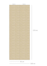 Bibelotte kinderkamer behang natuur beige