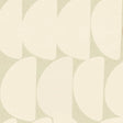 Bibelotte behang Stone beige, crèmewit behang met grote organische vormen voor de kinderkamer