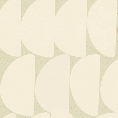 Bibelotte behang Stone beige, crèmewit behang met grote organische vormen voor de kinderkamer