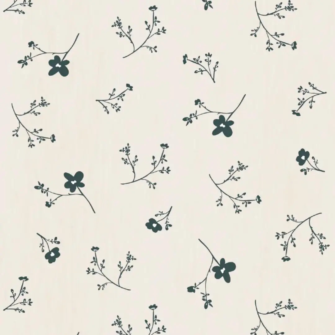 Behang voor kinderkamer of babykamer Bibelotte bloemen