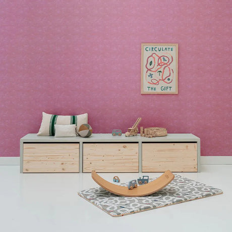 Bibelotte kinderkamer behang natuur meisjes