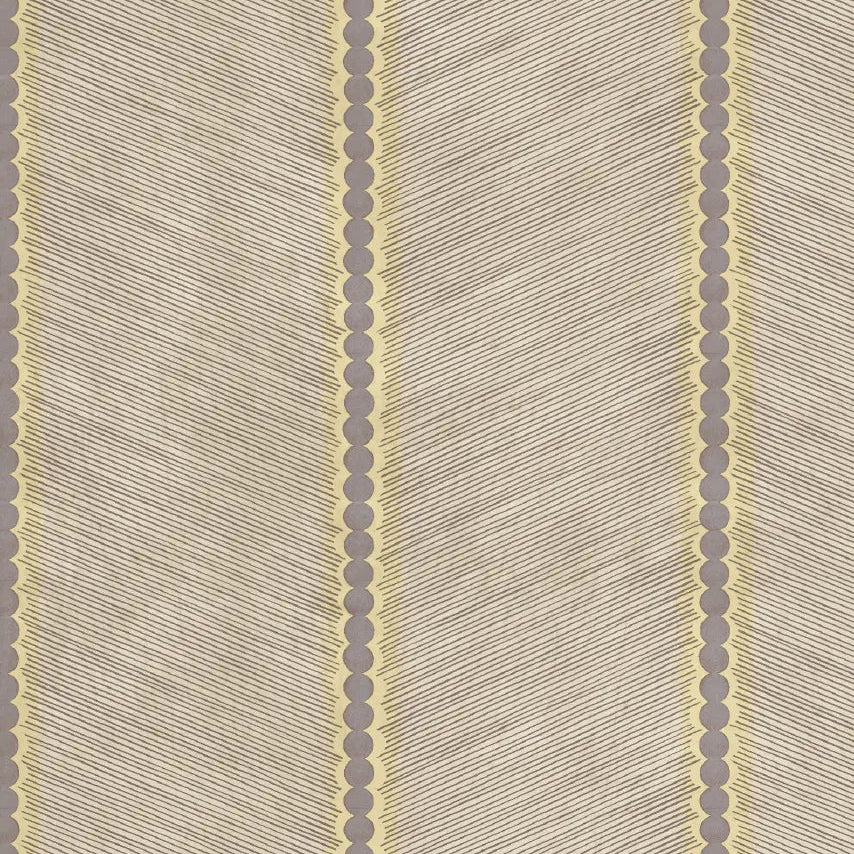 Subtiel strepenbehang met vintage look van het merk Bibelotte