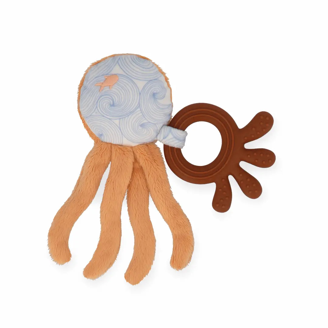 Kaloo bijtring met knuffel voor baby's