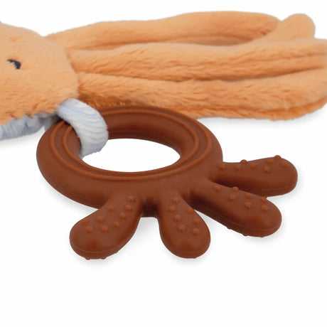 Kaloo bijtring met knuffel voor baby's