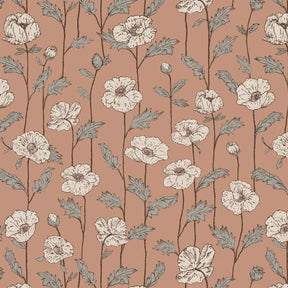 Bloemenbehang voor de kinderkamer of babykamer