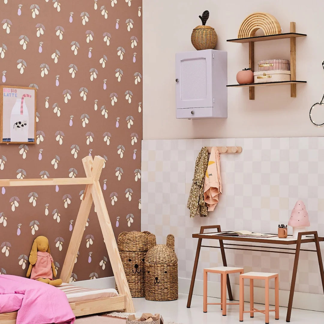 Behang voor kinderkamer of babykamer peren