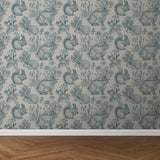 Kindenkamer behang met bosdieren