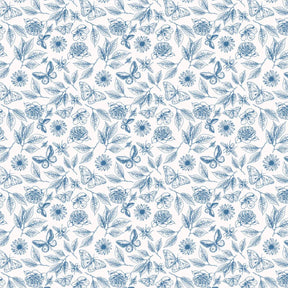 Kinderkamer behang met Franse bloemen