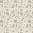 Behang in forest thema met dieren voor de kinderkamer