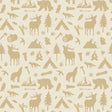 Behang in bos thema met dieren van Little Amour