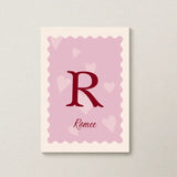 Geboorteposter met naam voor meisjes