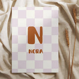 Geboorteposter - Naamposter - Retro kinderkamer poster