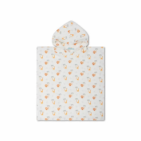 Hydrofiele poncho met jungleprint