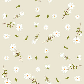 madeliefjes kinderkamerbehang speciaal ontworpen voor kinderkamers en babykamers