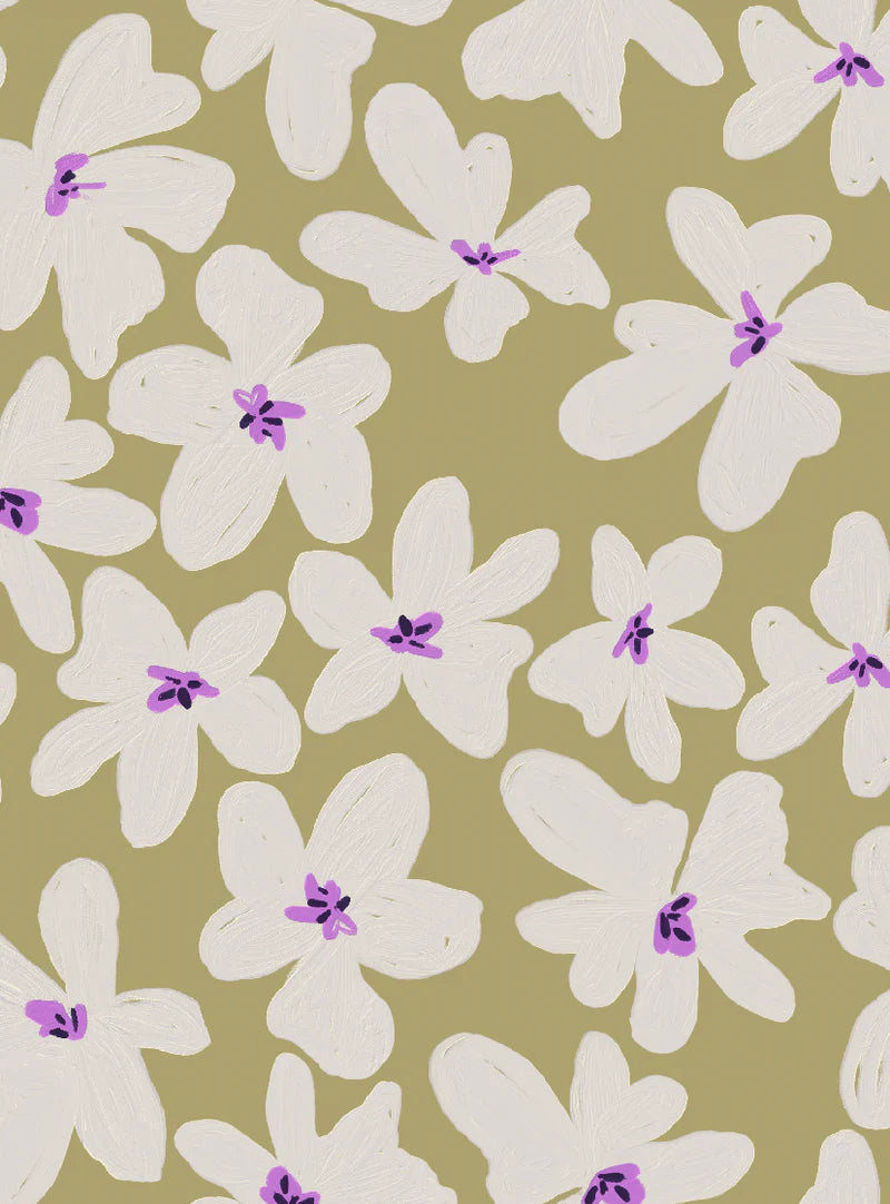 Bold Flowers behang