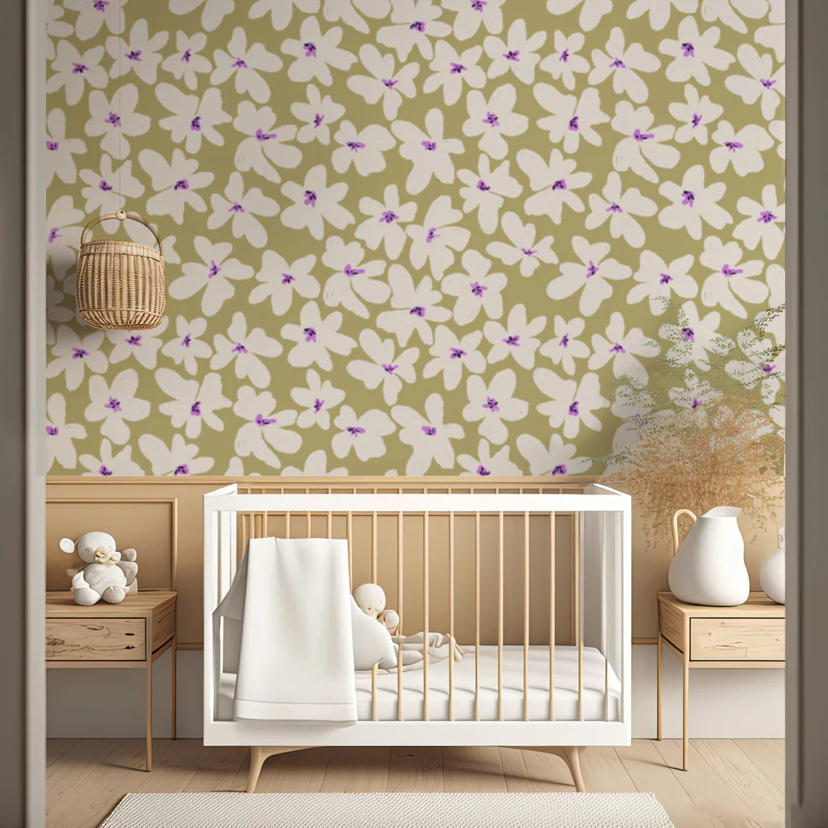 Bold Flowers behang