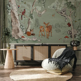 Dieren Behang - Magical Forest