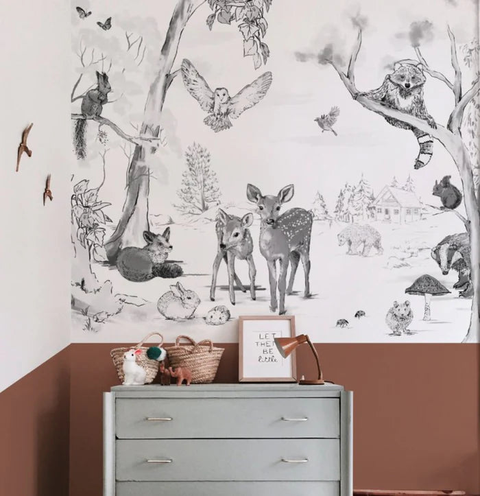 Dieren Behang - Magical Forest