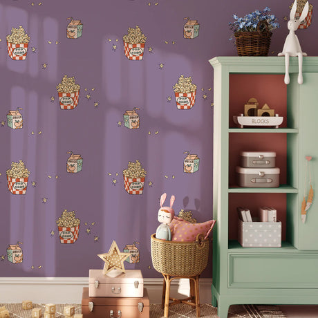 Popcorn behang