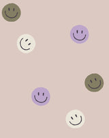 Retro Smiley Behang