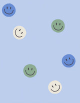 Retro Smiley Behang