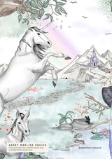 Unicorn Behang - Enchanted Unicorns