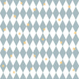 Behang ruit met sterren voor jongenskamer of babykamer