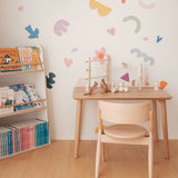 Kindertafel - montessori speeltafel - bureau met stoeltje kinderkamer