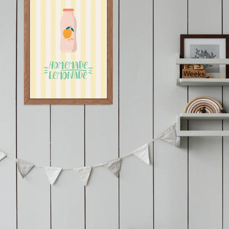 Homemade lemonade retro kinderkamer poster