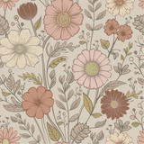 Behang Nova Flowers - Rose