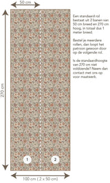 Behang Nova Flowers - Rose