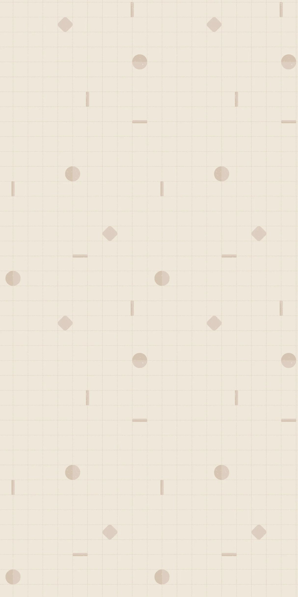Behang Playful grid beige
