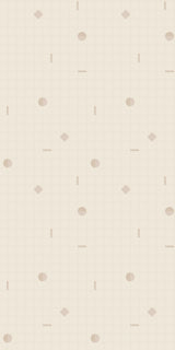 Behang Playful grid beige