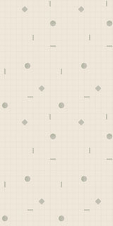 Behang Playful grid green