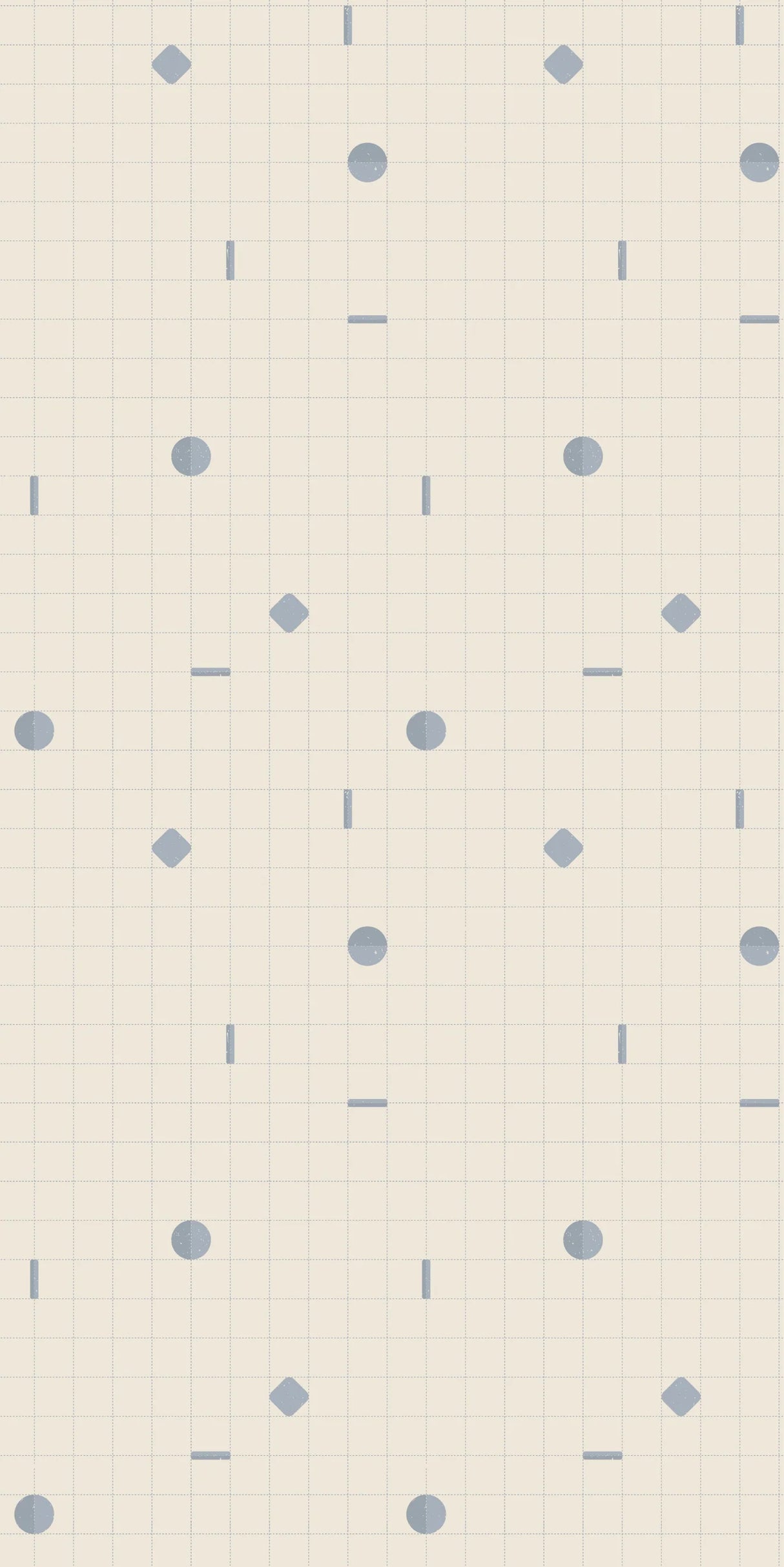 Behang Playful grid blue