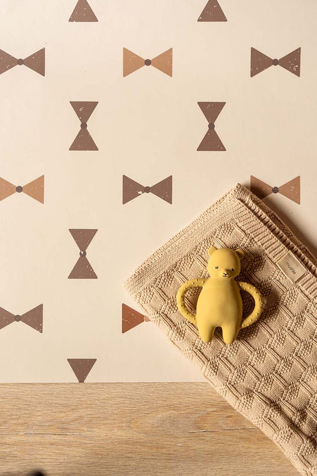 Behang Pasta brown