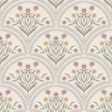 vintage meisjeskamer of babykamer behang met bloemen van het merk Little Amour