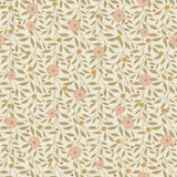 vintage meisjeskamer of babykamer behang met bloemen van het merk Little Amour