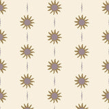 vintage meisjeskamer of babykamer behang met boho zonnetjes van het merk Little Amour